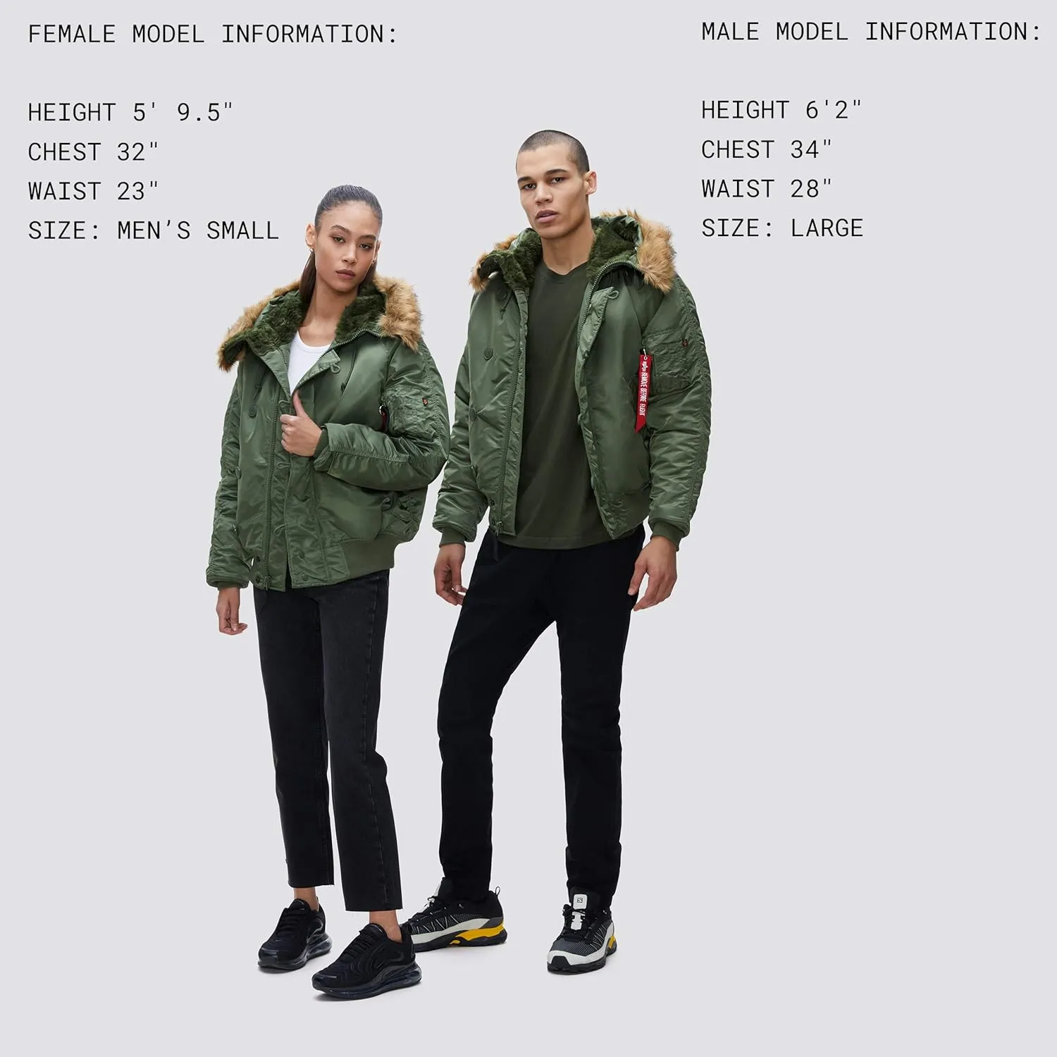 Alpha Industries Men's N-2B Short Waist Parka (XL, Black)