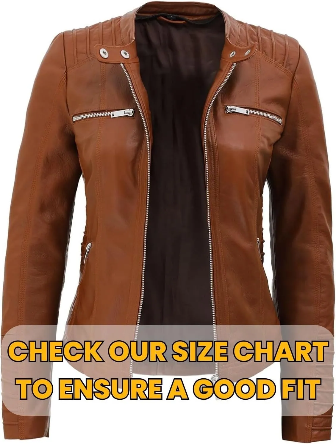 Blingsoul Leather Jacket Women - Real Lambskin Womens Leather Jackets with Removable Hood