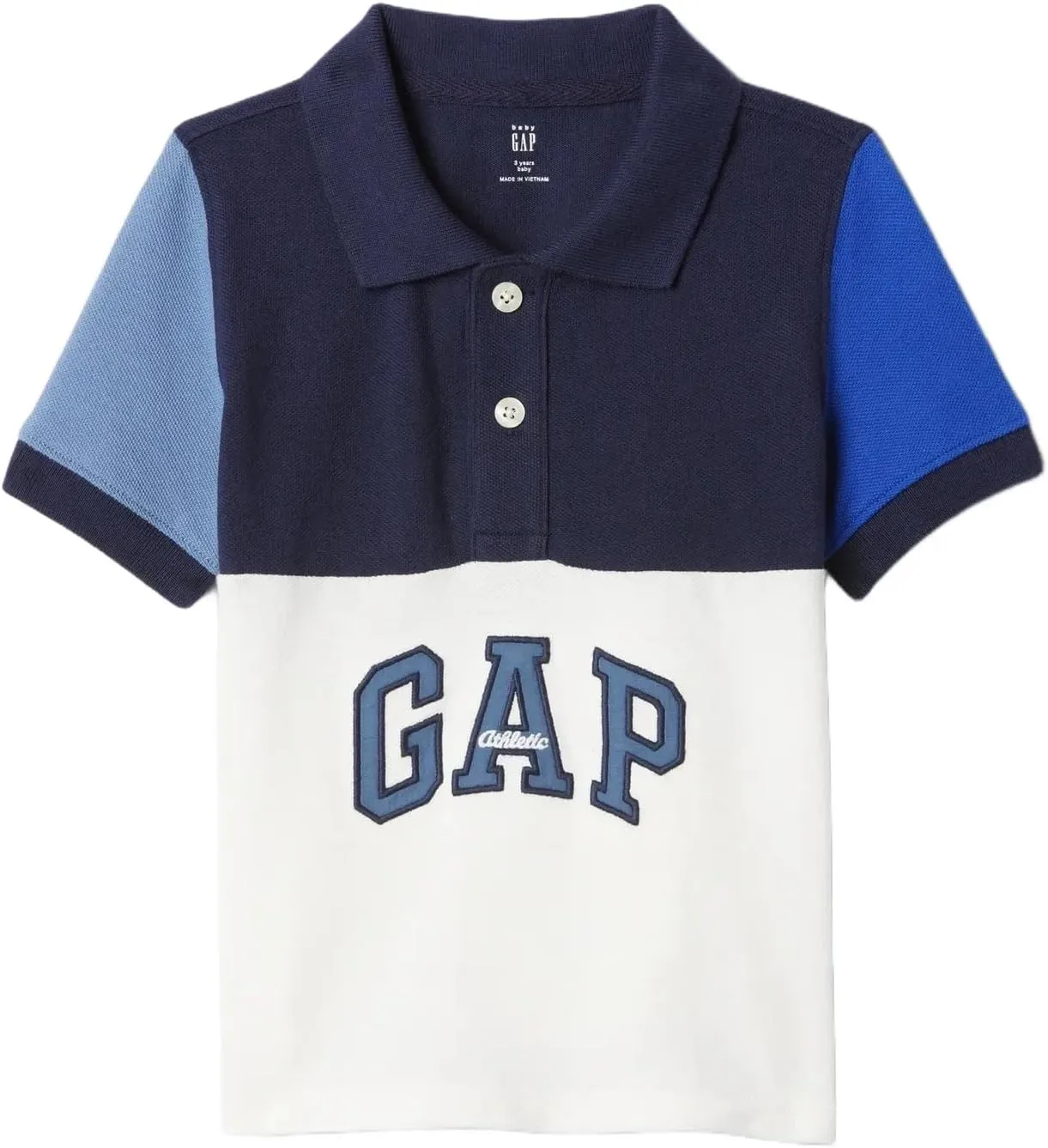 GAP Boys' Short Sleeve Logo Polo Shirt