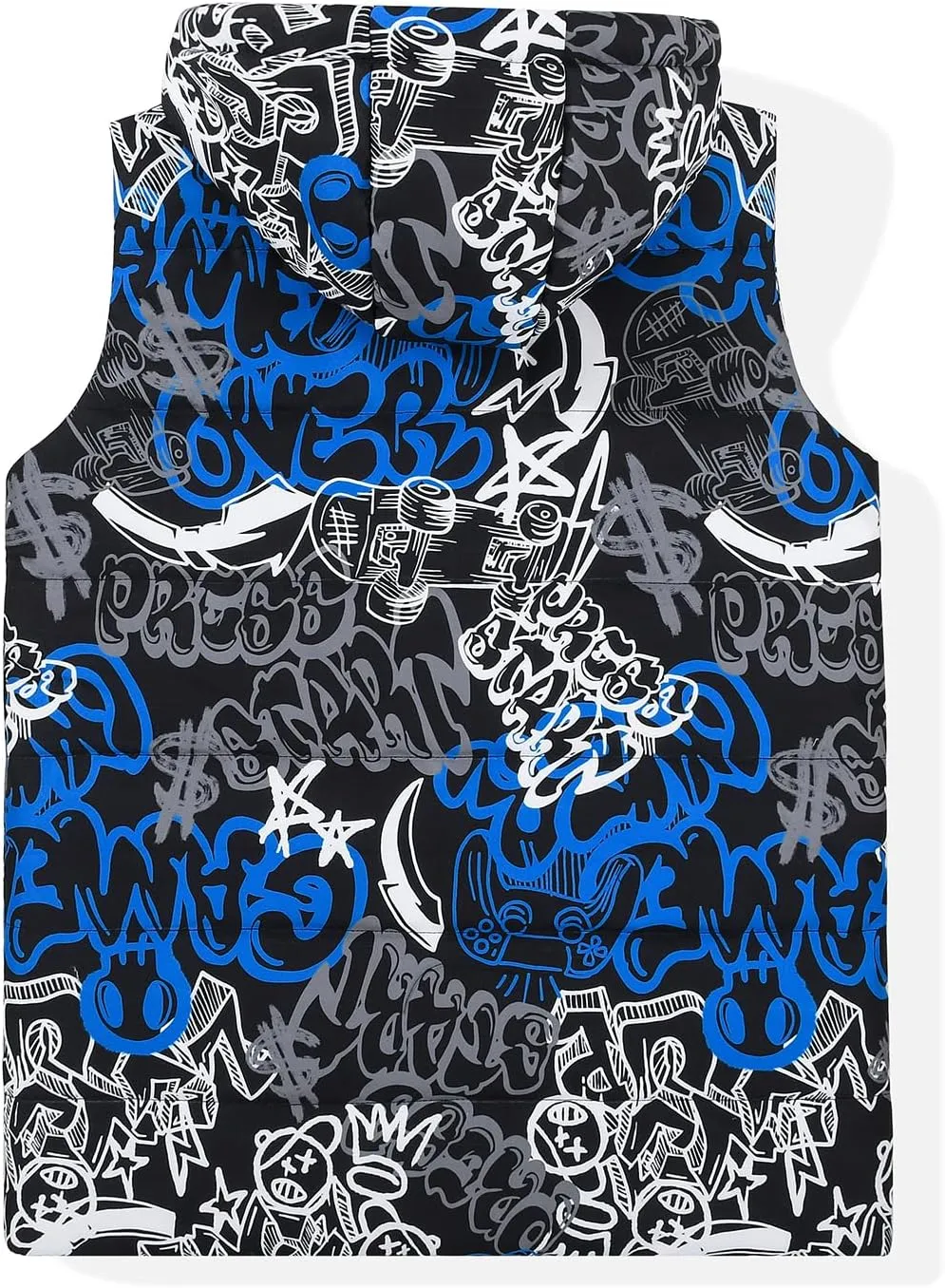 JOYSON Boys Sleeveless Puffer Vest Lightweight Padded Jacket Quilted Hooded Outwear Zipper Waistcoat