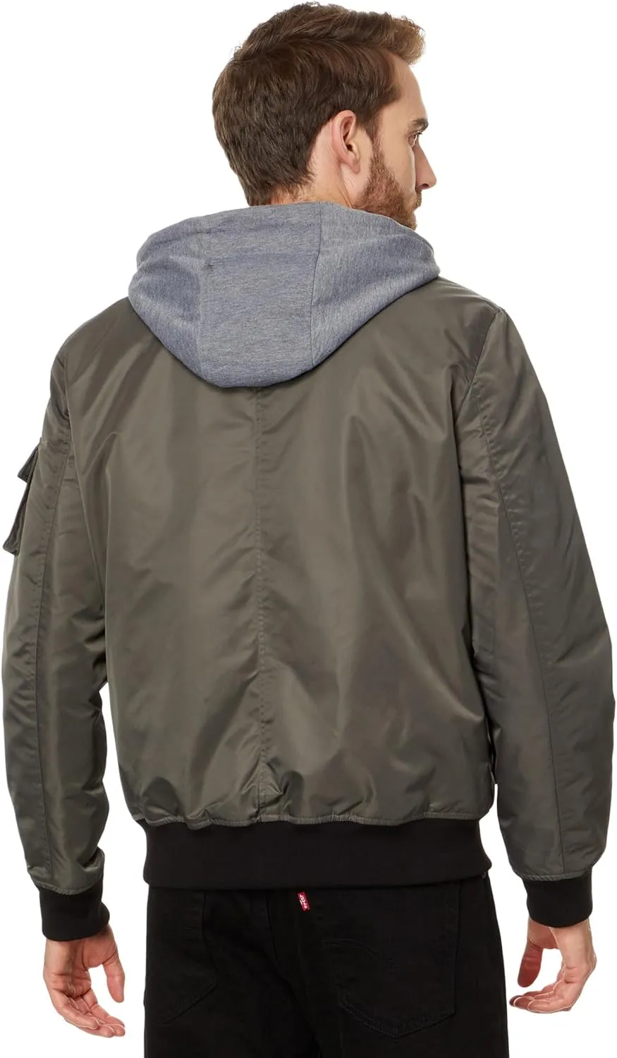 Levi's Men's Hooded Bomber Jacket