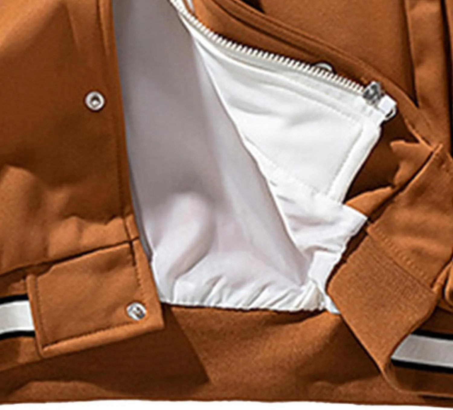 Men's Casual Varsity Jacket Hooded Vintage Lightweight Bomber Jackets Baseball Flight Hood Coat Windbreaker