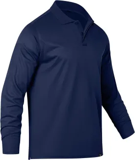 Men's Long Sleeve Polo Shirt Athletic Golf Polo Shirts for Men Quick-Dry Performance Casual Collared Shirts