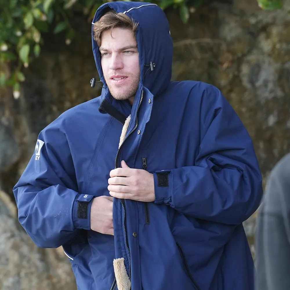 NIXY Oversize Changing Parka - Unisex, Eco-Friendly, Sherpa Fleece-Lined Jacket for Sports & Outdoor - Waterproof & Windproof