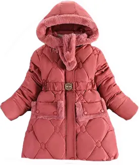 Toddler Fleece Jackets Light Weight Zip up Hoodie Infant Outerwear Insulated Winter Ski Jacket Padded Outfit