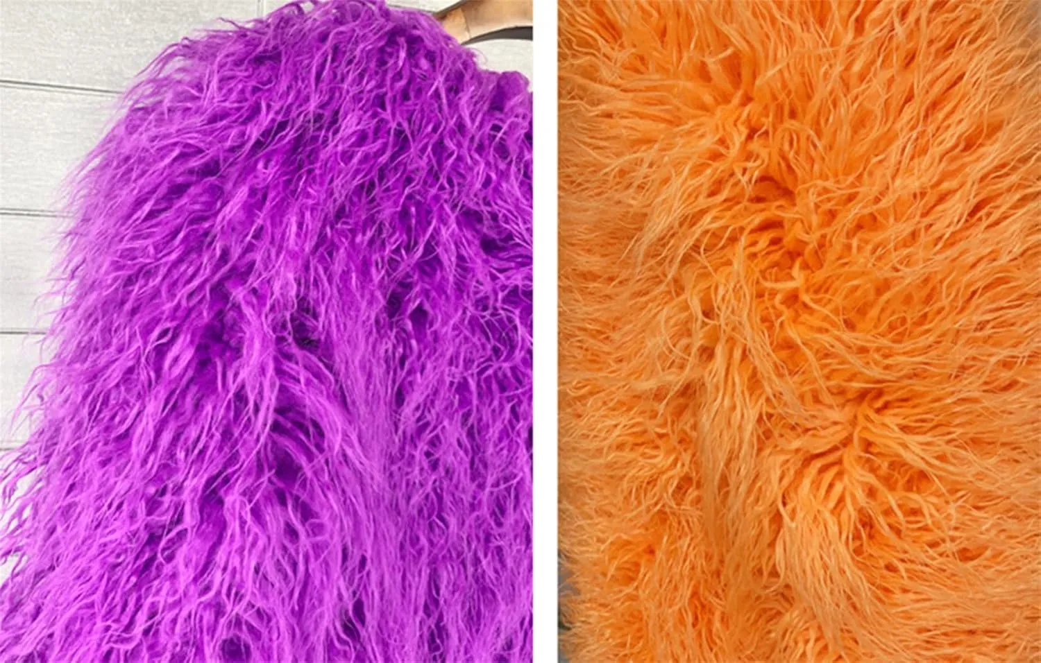 Vintage Women's Fluffy Faux Fur Jackets with Long Sleeve,Winter Warm Outwear Parka Coat